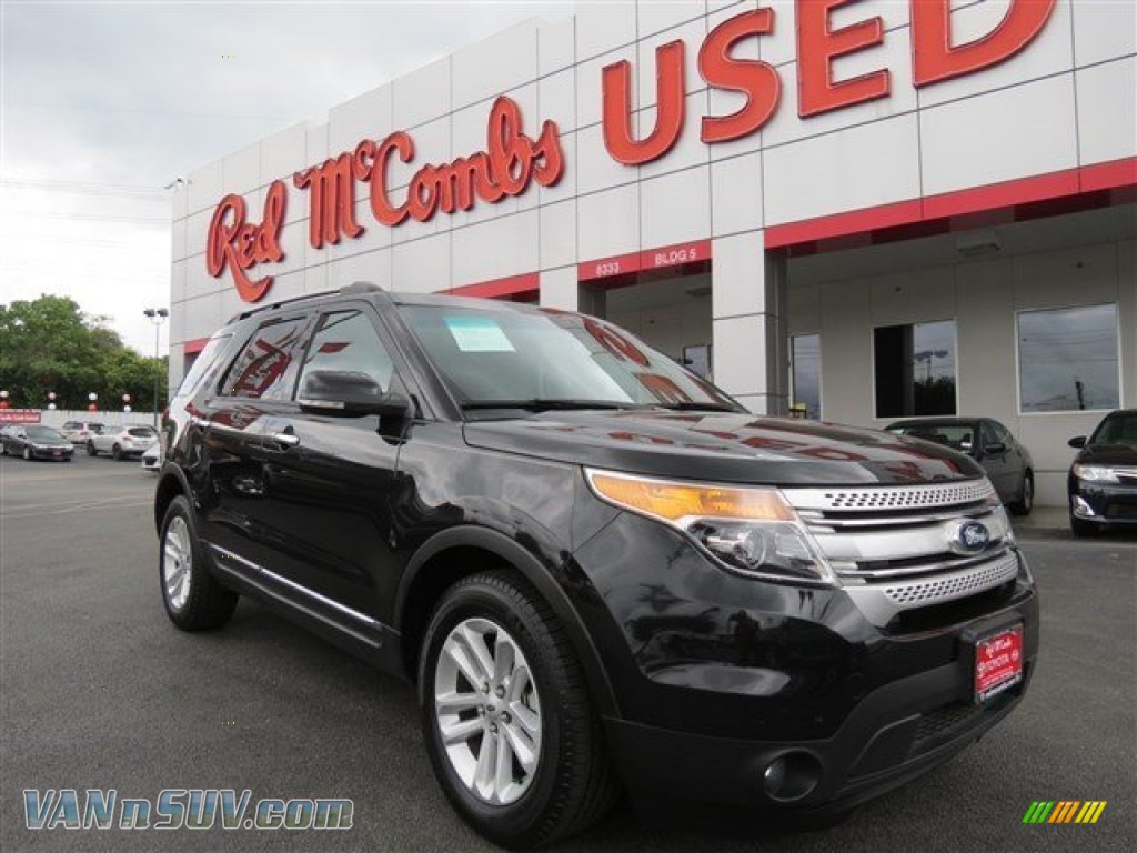 2013 Ford Explorer Xlt In Tuxedo Black Metallic Photo #7 - C33999 