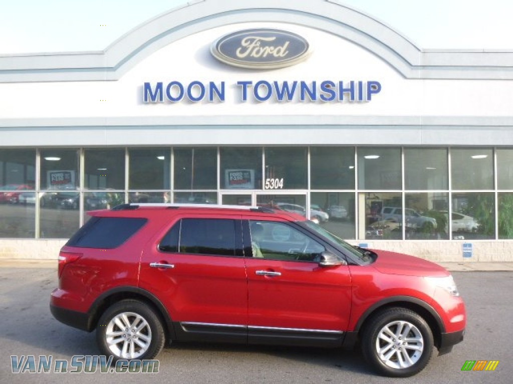 2012 Ford Explorer XLT 4WD in Red Candy Metallic A57586