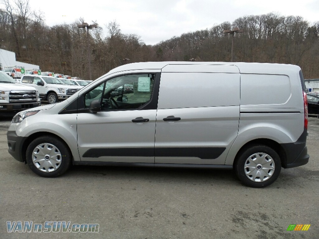 Silver / Charcoal Black Ford Transit Connect XL Cargo Van Extended