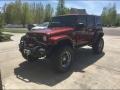 Jeep Wrangler Unlimited Sahara 4x4 Red Rock Crystal Pearl photo #2