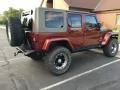 Jeep Wrangler Unlimited Sahara 4x4 Red Rock Crystal Pearl photo #6