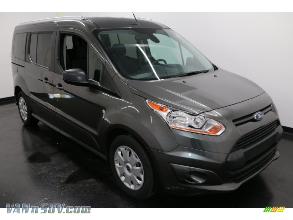 2017 Transit Connect XLT Wagon - Magnetic / Charcoal Black photo #8
