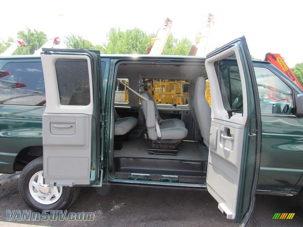 2009 E Series Van E350 Super Duty XLT Extended Passenger - Forest Green Metallic / Medium Flint photo #14