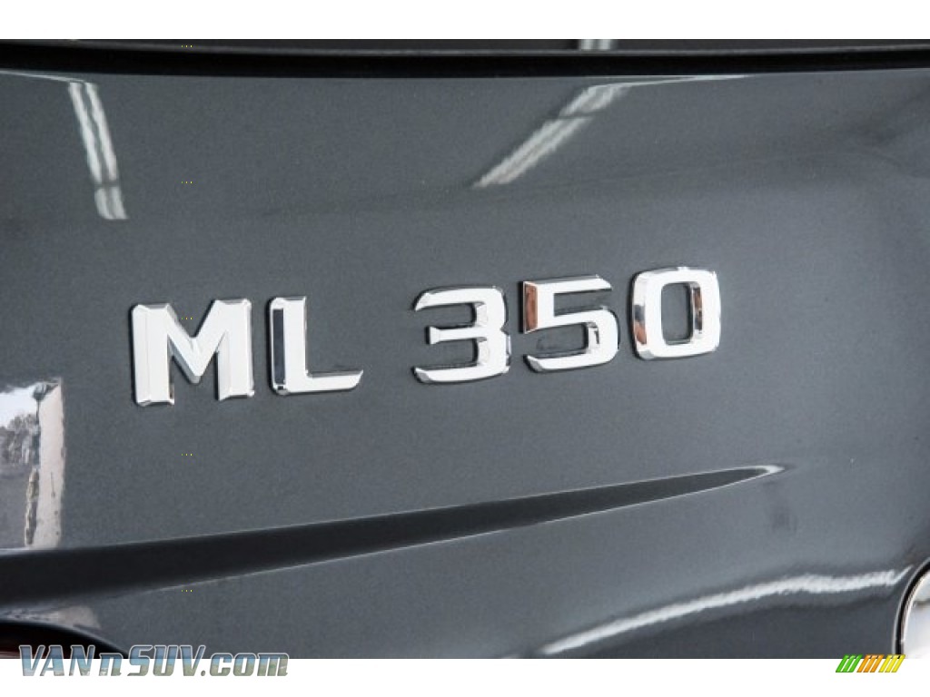 2011 ML 350 4Matic - Steel Grey Metallic / Black photo #7