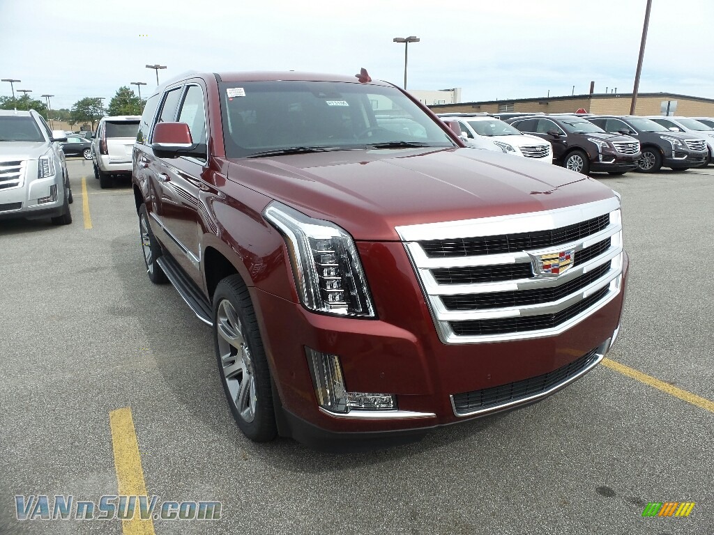 Red Passion Tintcoat / Jet Black Cadillac Escalade Luxury 4WD