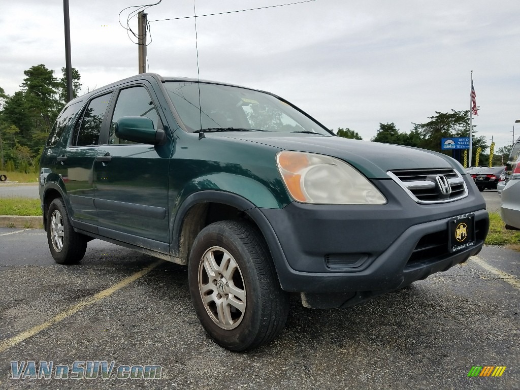 2003 CR-V EX 4WD - Clover Green Pearl / Saddle photo #1