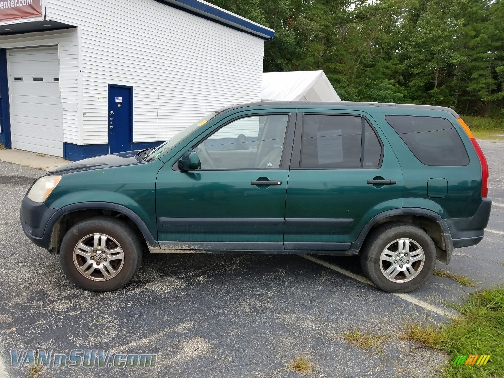 2003 CR-V EX 4WD - Clover Green Pearl / Saddle photo #2