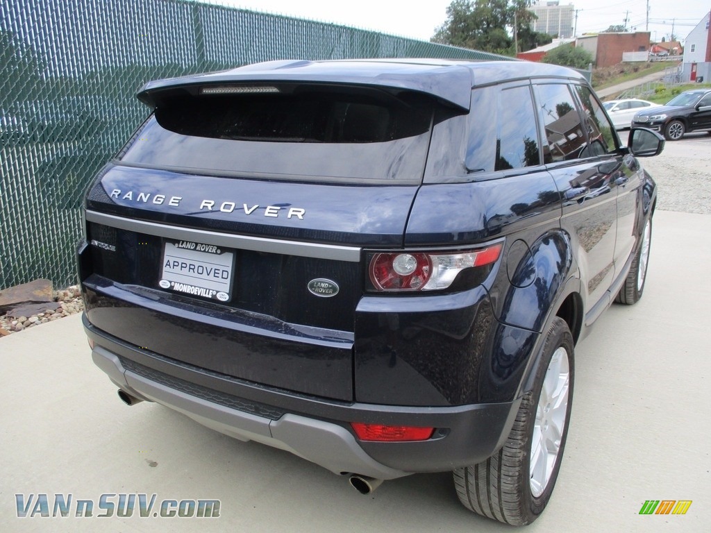 2014 Range Rover Evoque Pure Plus - Loire Blue Metallic / Almond/Espresso photo #3