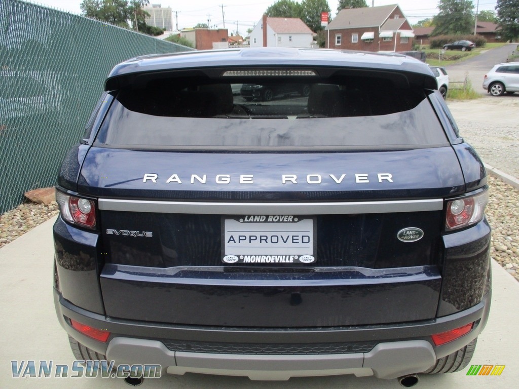 2014 Range Rover Evoque Pure Plus - Loire Blue Metallic / Almond/Espresso photo #4