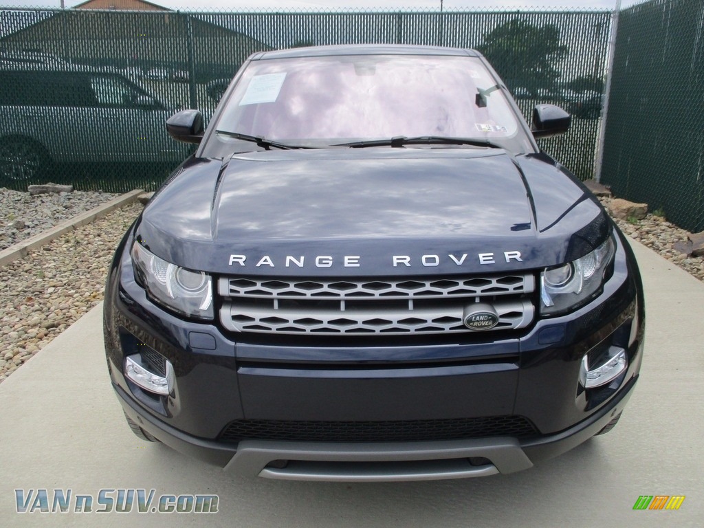2014 Range Rover Evoque Pure Plus - Loire Blue Metallic / Almond/Espresso photo #6