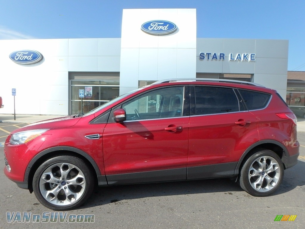 Ruby Red / Charcoal Black Ford Escape Titanium 2.0L EcoBoost 4WD