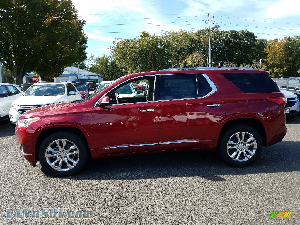 2018 Traverse High Country AWD - Cajun Red Tintcoat / High Country Jet Black/Loft Brown photo #3