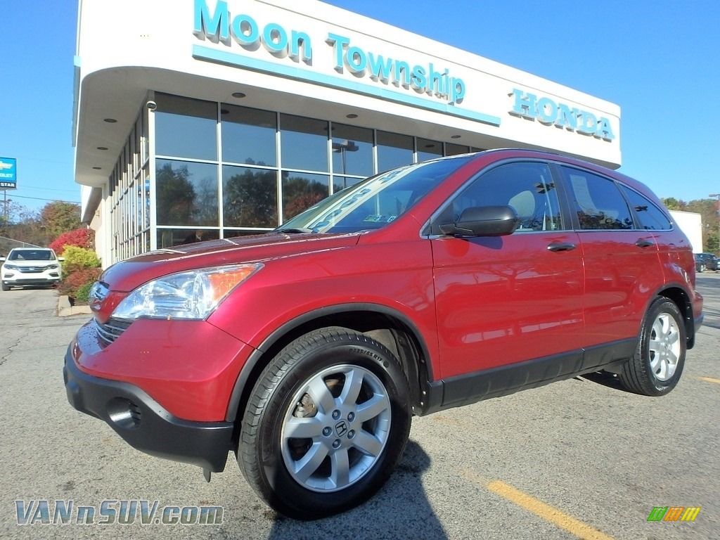 2009 CR-V EX 4WD - Tango Red Pearl / Gray photo #1