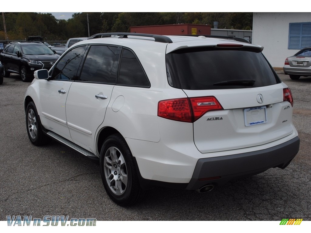 2008 MDX Technology - Aspen White Pearl / Taupe photo #3