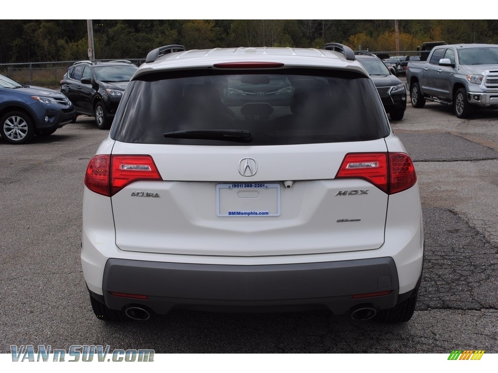 2008 MDX Technology - Aspen White Pearl / Taupe photo #4