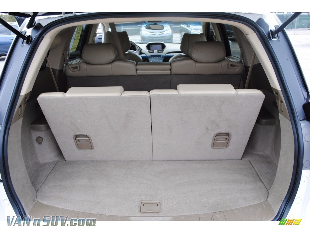 2008 MDX Technology - Aspen White Pearl / Taupe photo #34
