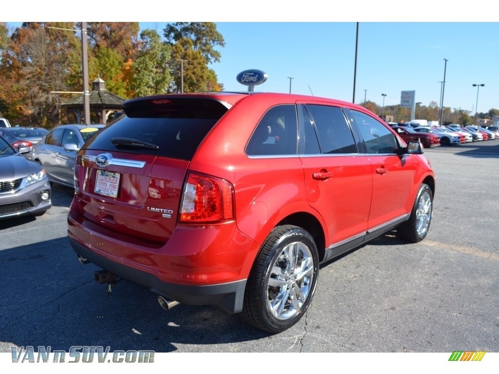 2012 Edge Limited AWD - Red Candy Metallic / Charcoal Black photo #3