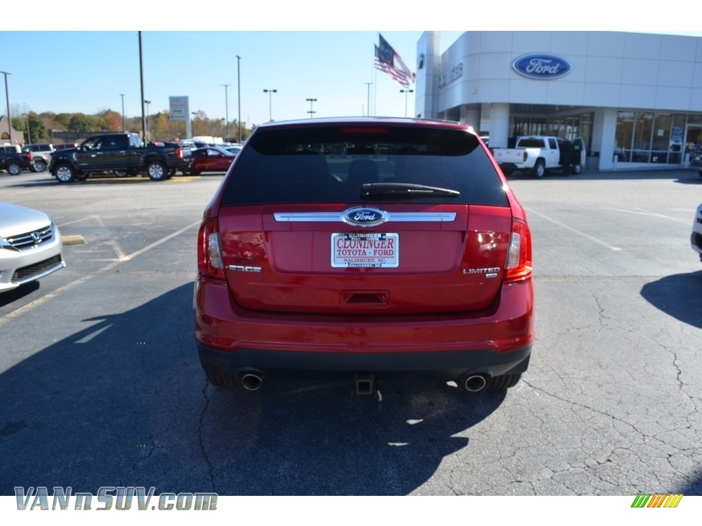 2012 Edge Limited AWD - Red Candy Metallic / Charcoal Black photo #4