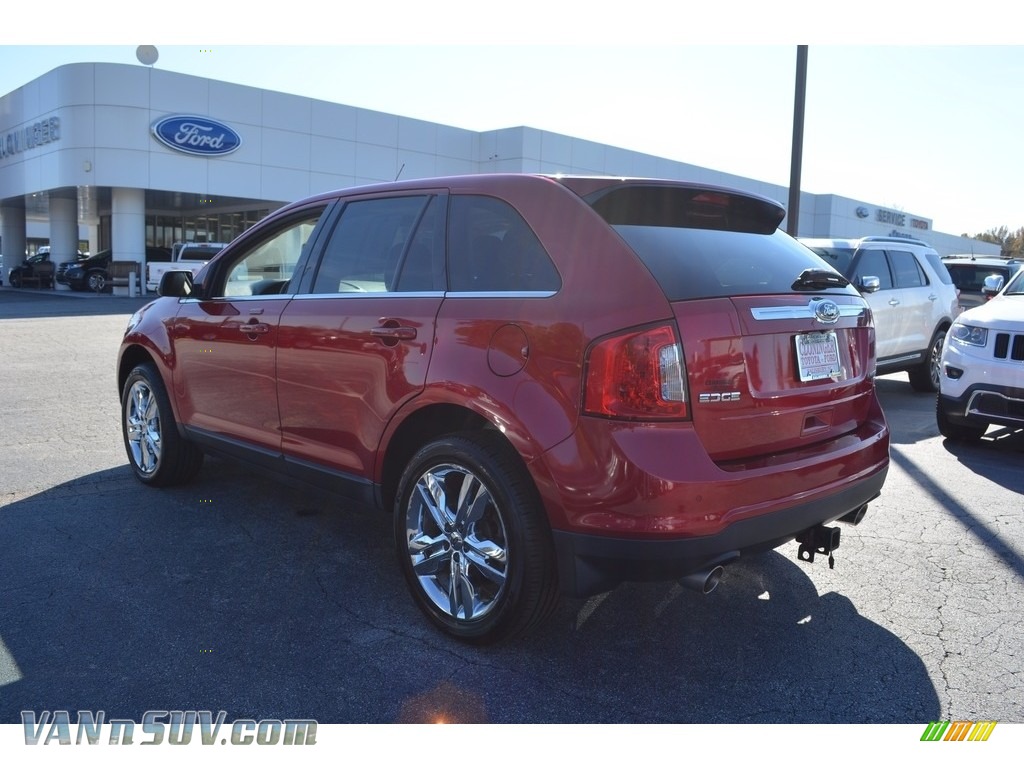 2012 Edge Limited AWD - Red Candy Metallic / Charcoal Black photo #5