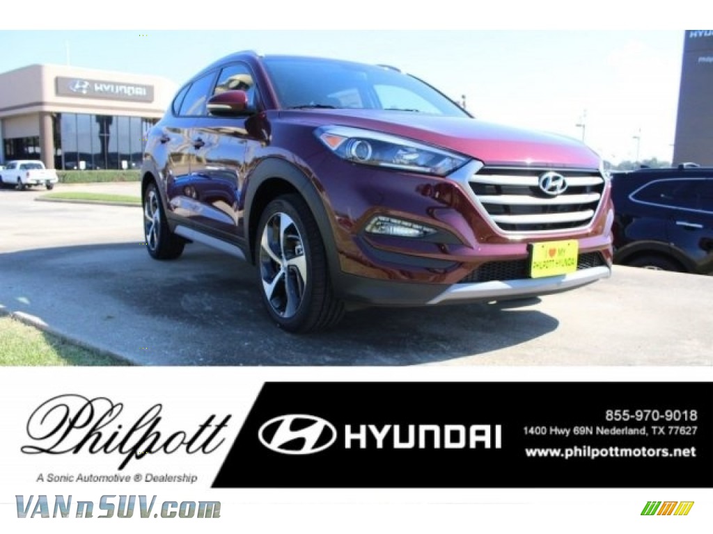 Ruby Wine / Beige Hyundai Tucson Sport