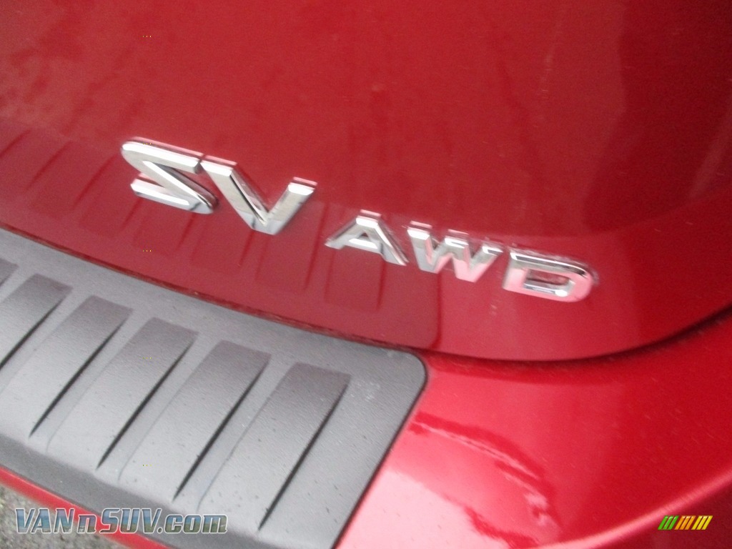 2013 Rogue SV AWD - Cayenne Red / Black photo #5