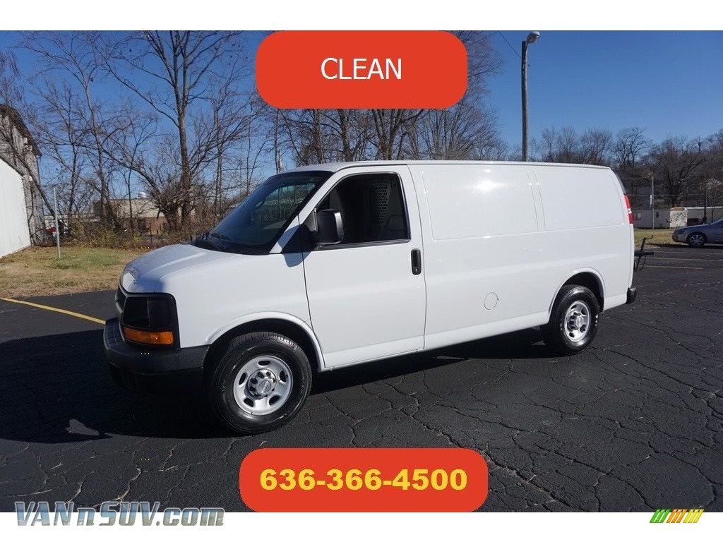 Summit White / Neutral Chevrolet Express 2500 Cargo WT