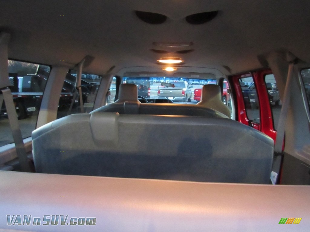 2011 E Series Van E350 XL Passenger - Vermillion Red / Medium Flint photo #10