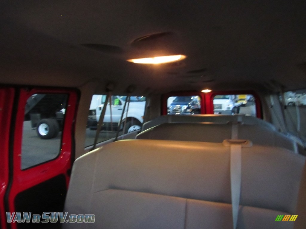 2011 E Series Van E350 XL Passenger - Vermillion Red / Medium Flint photo #30
