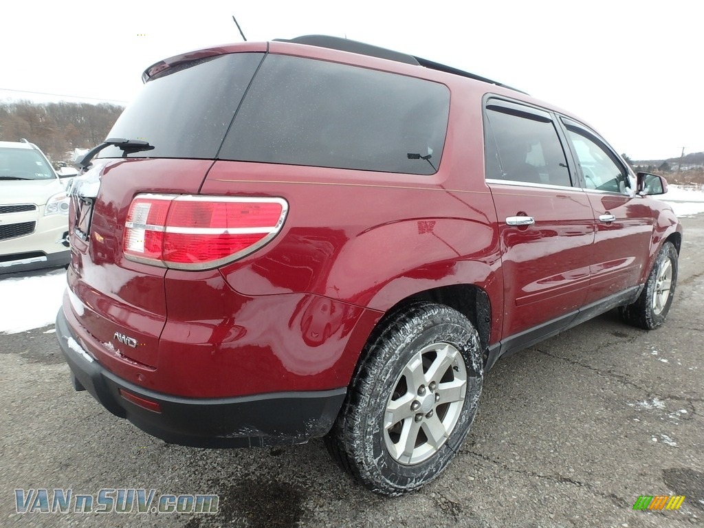 2009 Outlook XR AWD - Red Jewel Tintcoat / Black photo #9