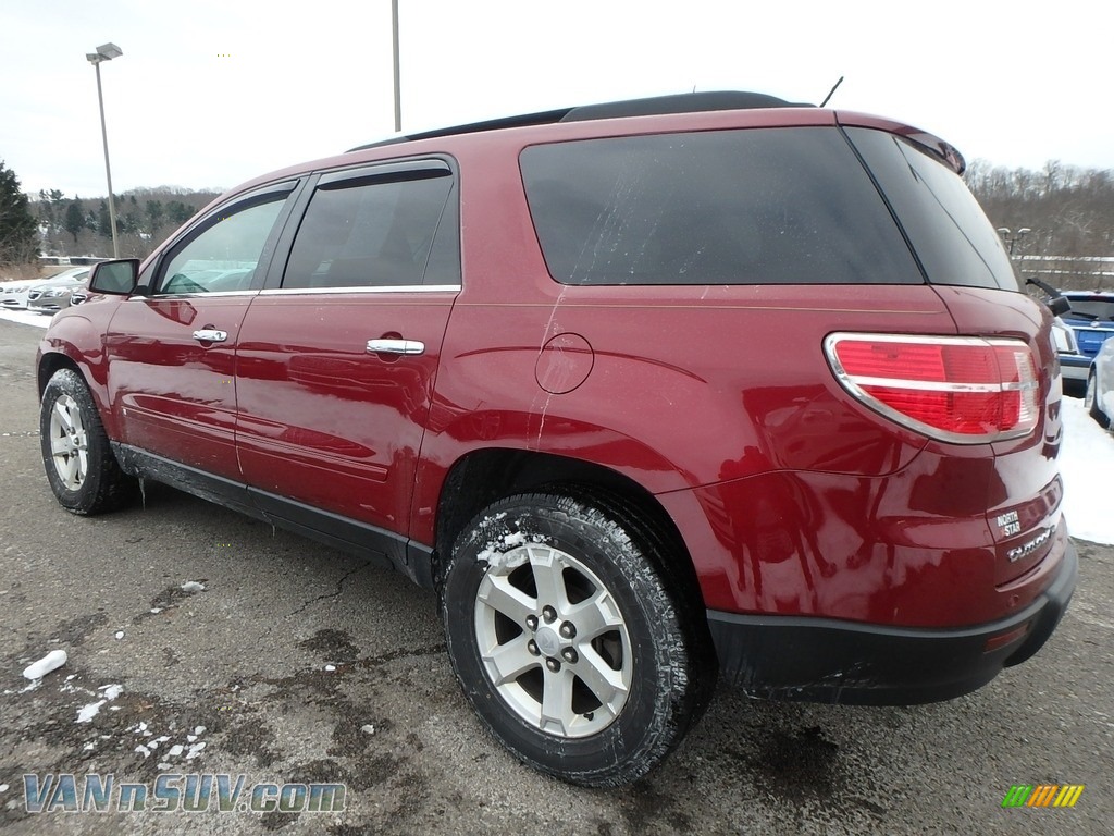2009 Outlook XR AWD - Red Jewel Tintcoat / Black photo #12