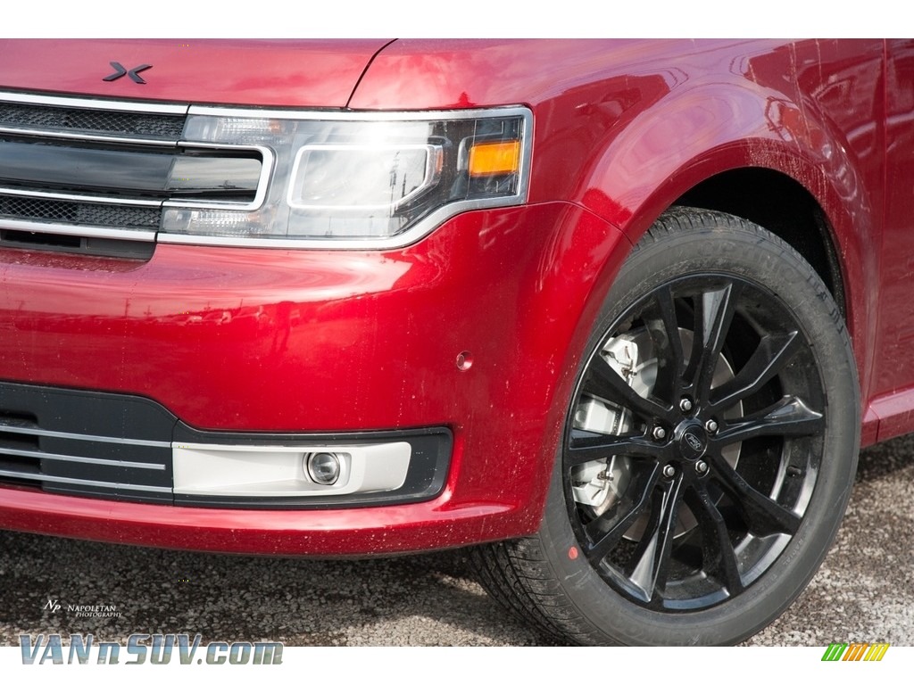 2018 Flex Limited AWD - Ruby Red / Charcoal Black photo #2