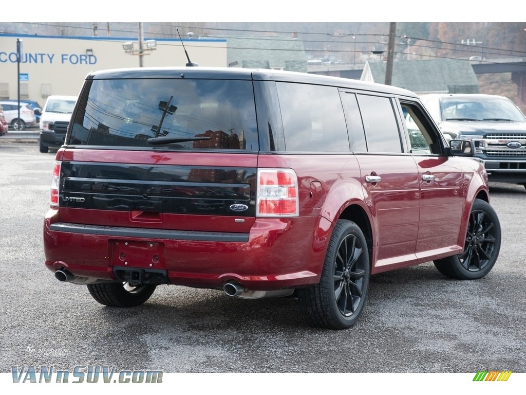 2018 Flex Limited AWD - Ruby Red / Charcoal Black photo #3