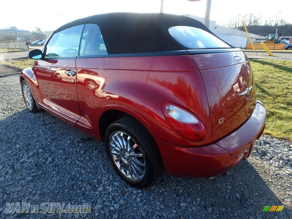 2006 PT Cruiser GT Convertible - Inferno Red Crystal Pearl / Pastel Slate Gray photo #2