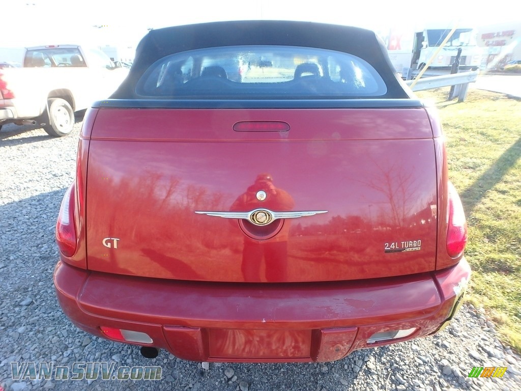 2006 PT Cruiser GT Convertible - Inferno Red Crystal Pearl / Pastel Slate Gray photo #3