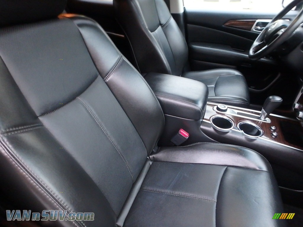 2014 Pathfinder Platinum AWD - Super Black / Charcoal photo #10