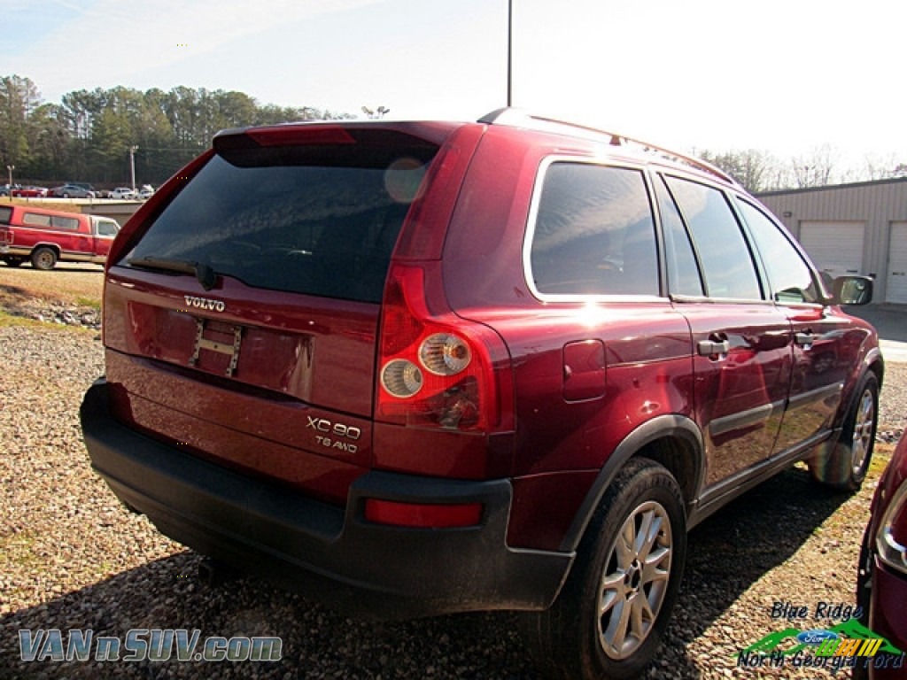 2003 XC90 T6 AWD - Ruby Red Metallic / Graphite photo #3