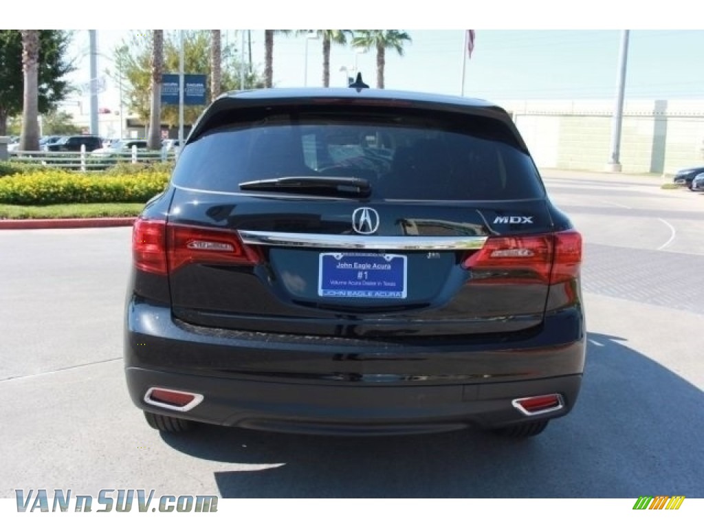 2016 MDX SH-AWD Technology - Crystal Black Pearl / Parchment photo #6