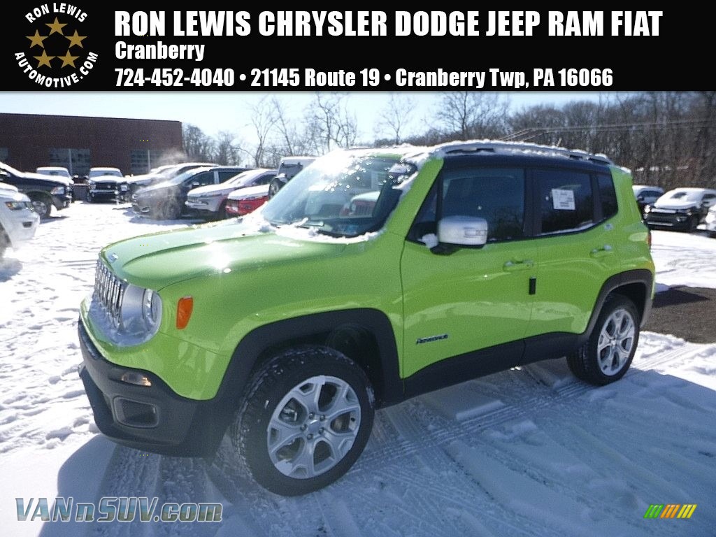 Hypergreen / Black Jeep Renegade Limited 4x4