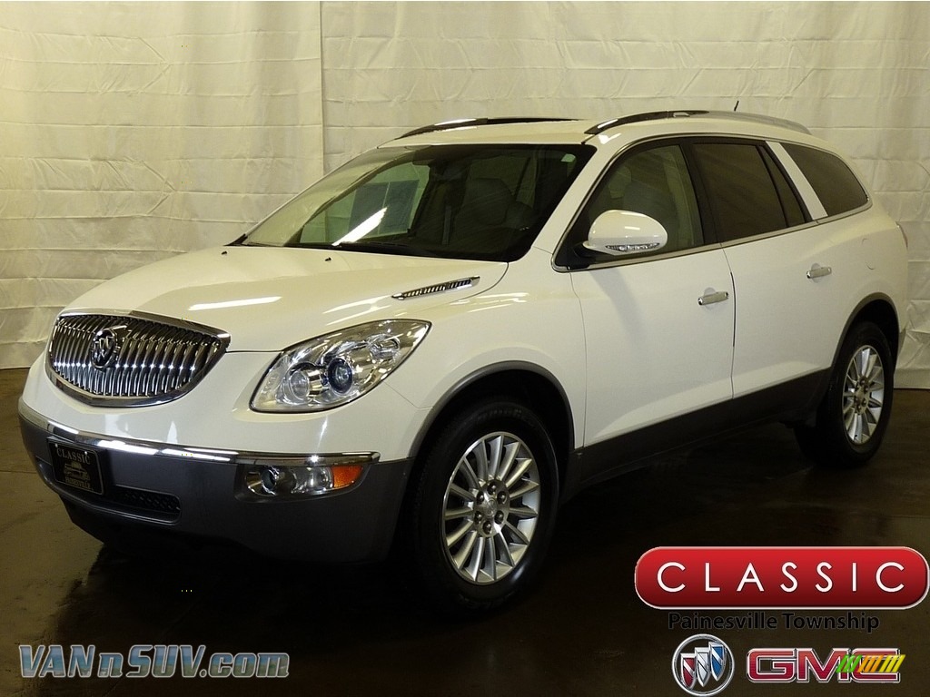 White Opal / Cocoa/Cashmere Buick Enclave CXL AWD
