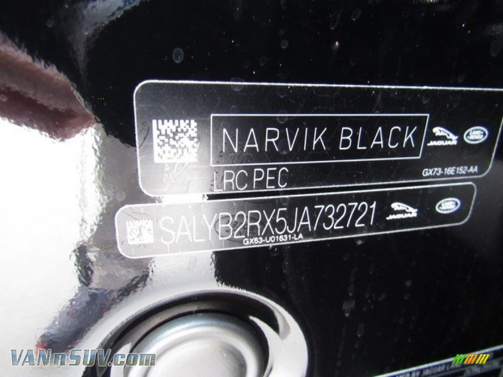 2018 Range Rover Velar S - Narvik Black / Ebony photo #25
