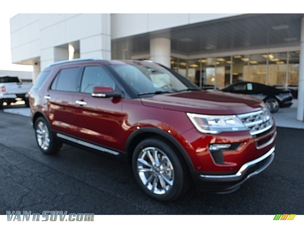 2018 Explorer Limited - Ruby Red / Ebony Black photo #1