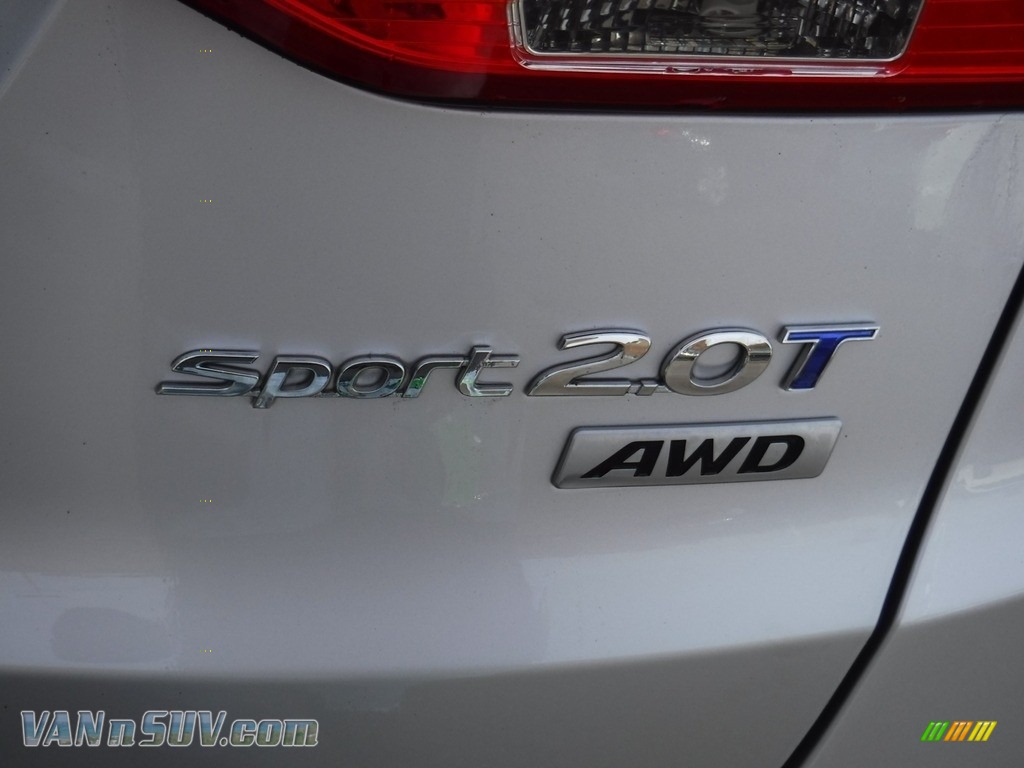 2013 Santa Fe Sport 2.0T AWD - Moonstone Silver / Black photo #9