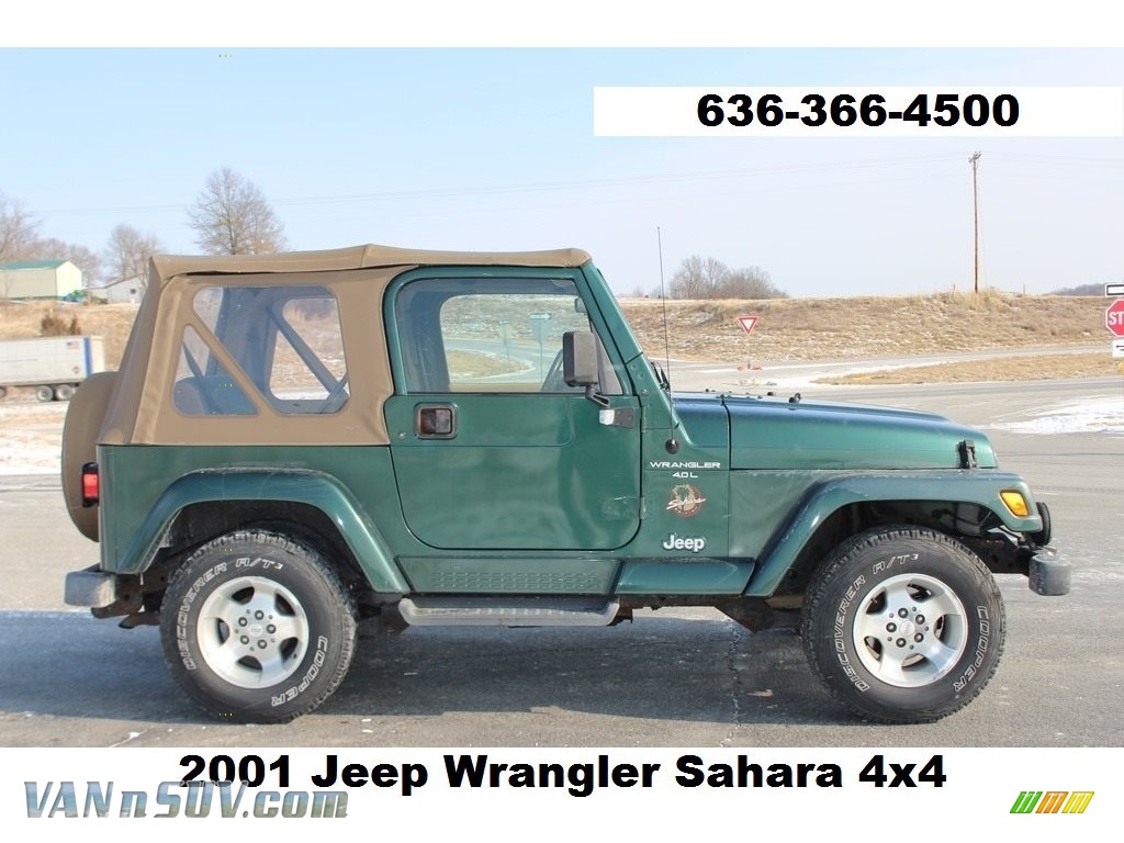 Forest Green / Camel/Dark Green Jeep Wrangler Sahara 4x4