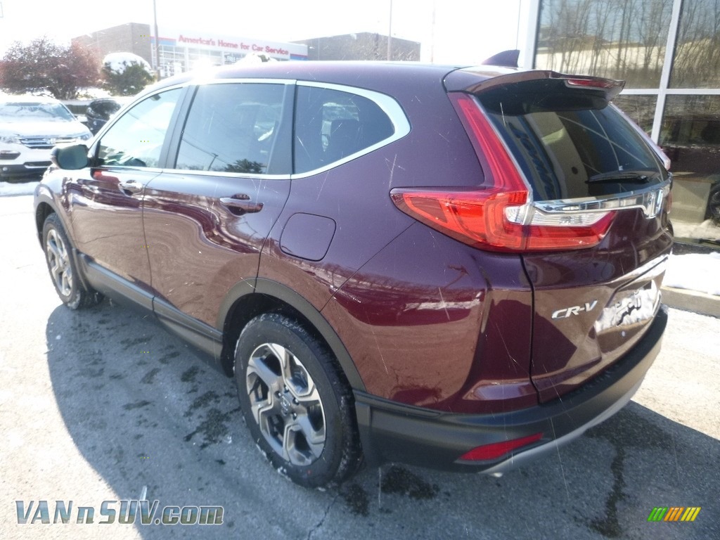 2018 CR-V EX AWD - Basque Red Pearl II / Gray photo #2