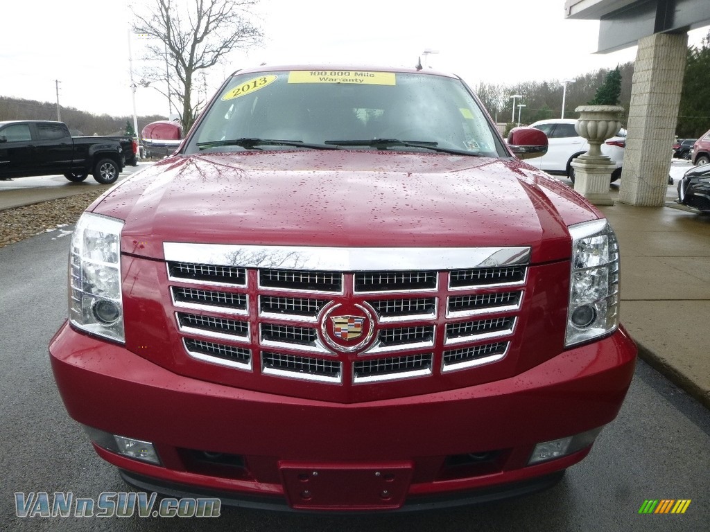 2013 Escalade ESV Luxury AWD - Crystal Red Tintcoat / Cashmere/Cocoa photo #4