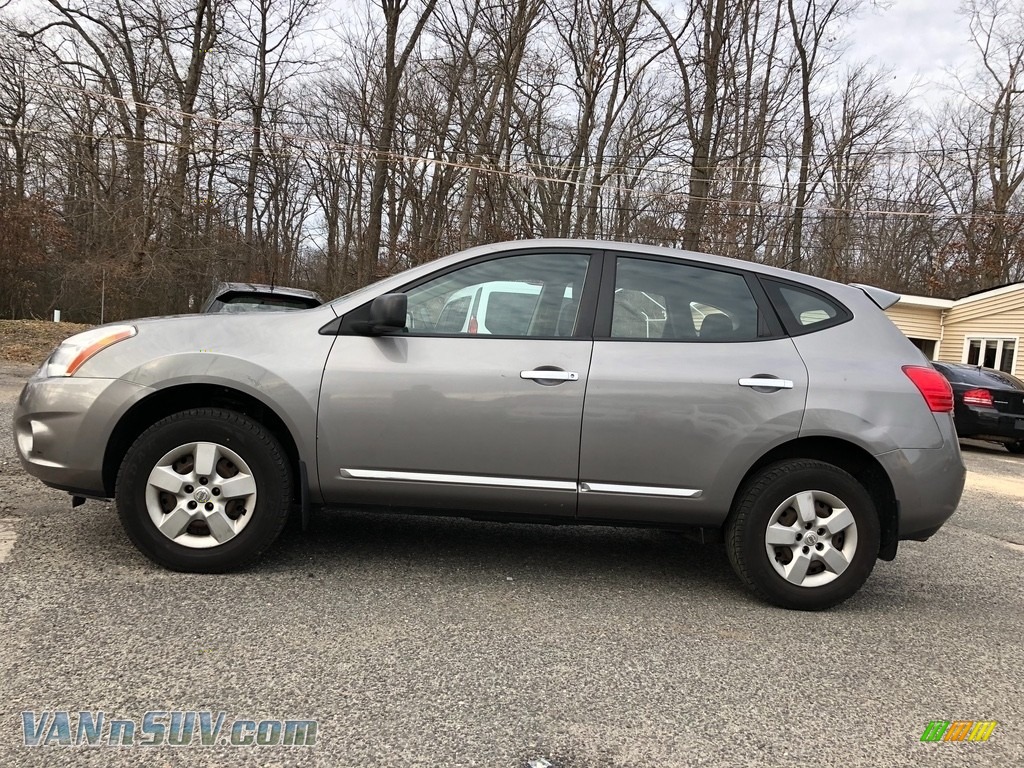 2011 Rogue SV AWD - Frosted Steel Metallic / Gray photo #3