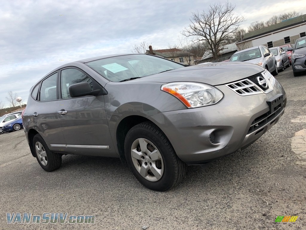 2011 Rogue SV AWD - Frosted Steel Metallic / Gray photo #10