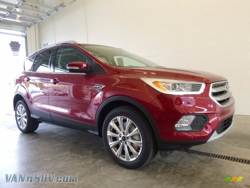 Ruby Red / Charcoal Black Ford Escape Titanium 4WD