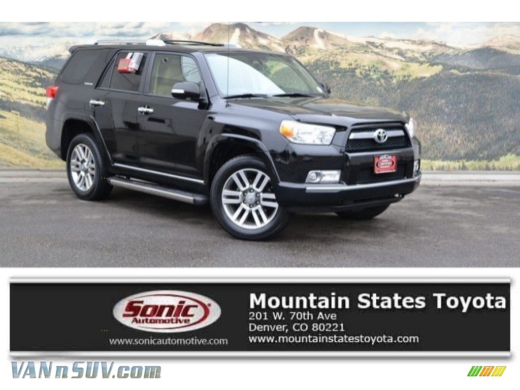 Black / Sand Beige Leather Toyota 4Runner Limited 4x4