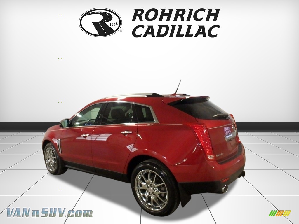 2013 SRX Performance AWD - Crystal Red Tintcoat / Shale/Brownstone photo #3
